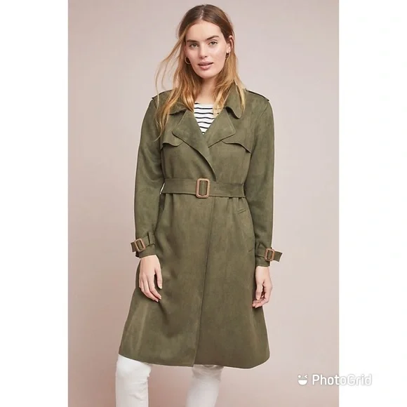 Harley faux suede trench best sale